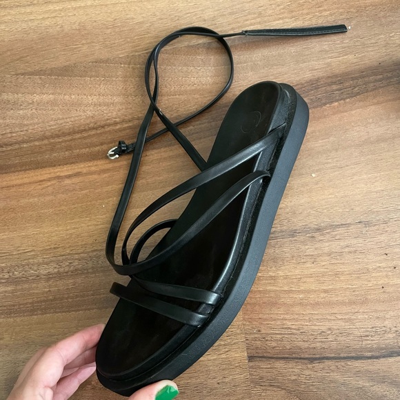 Leather Wrap Sandals UO - Picture 2 of 3